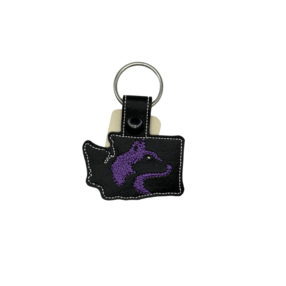 Sports Embroidered Keychain