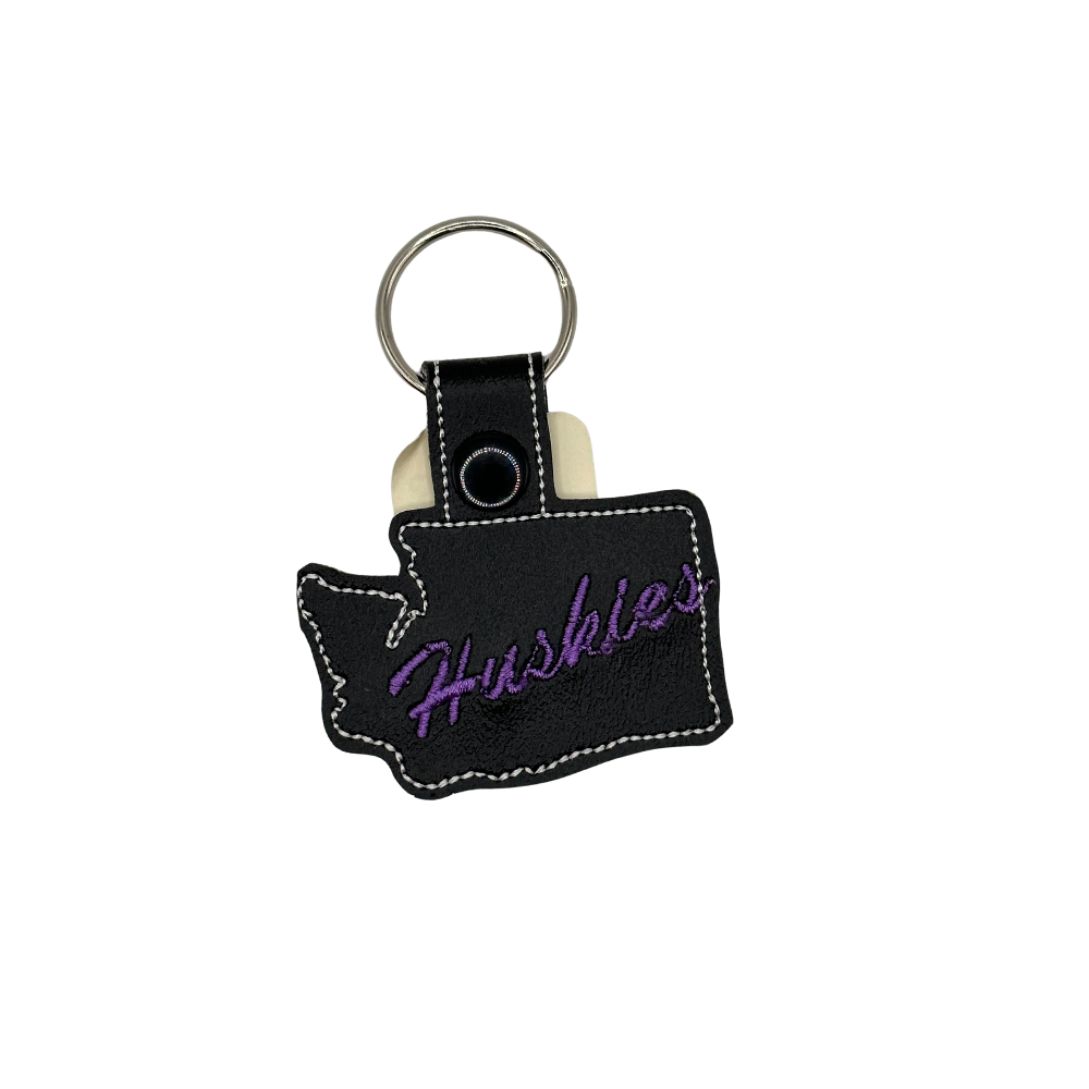 Sports Embroidered Keychain