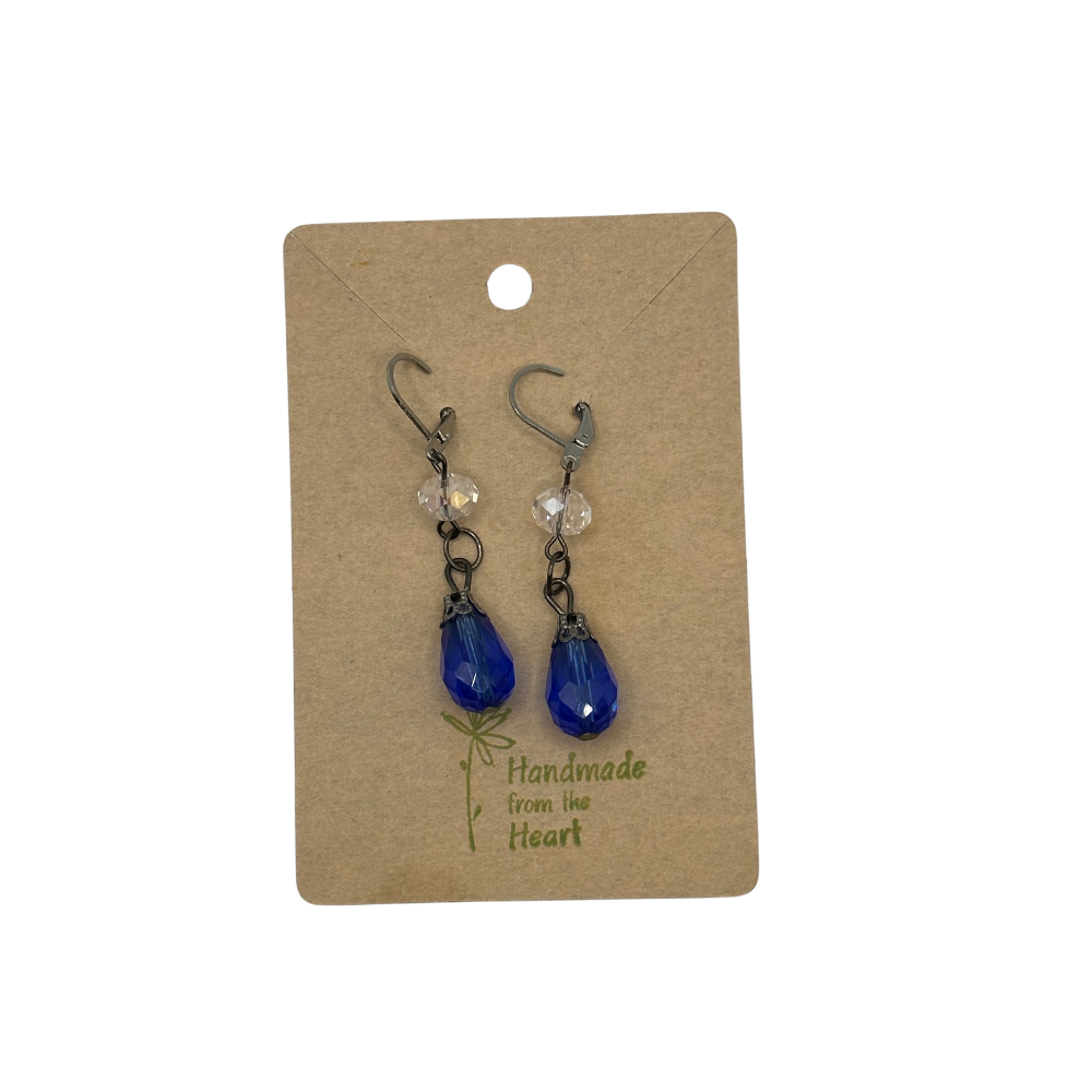 Handcrafted Beaded Clip-On Earrings