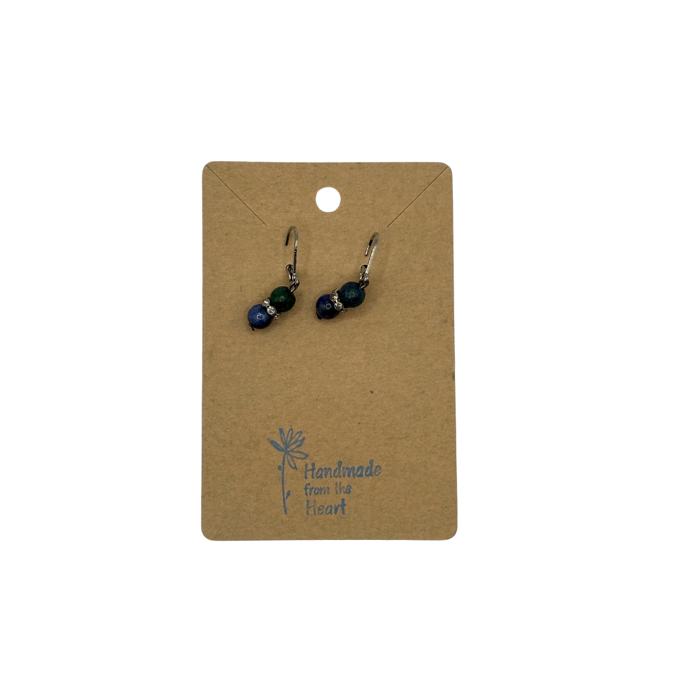 Handcrafted Beaded Clip-On Earrings