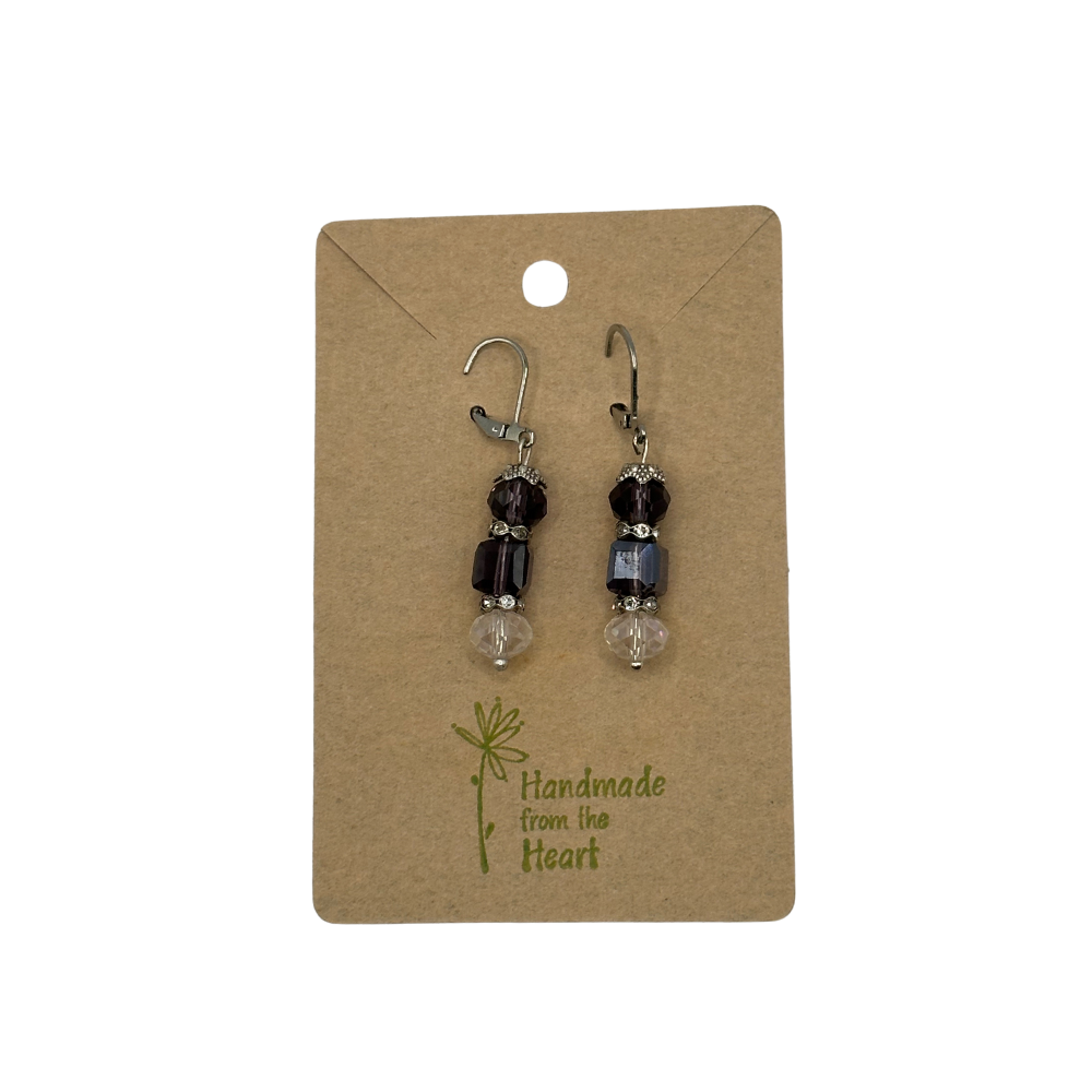 Handcrafted Beaded Clip-On Earrings