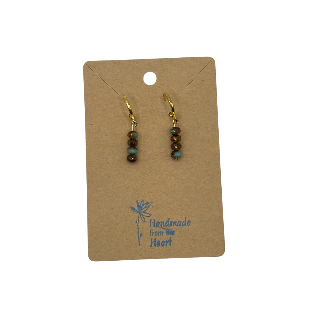 Handcrafted Beaded Clip-On Earrings