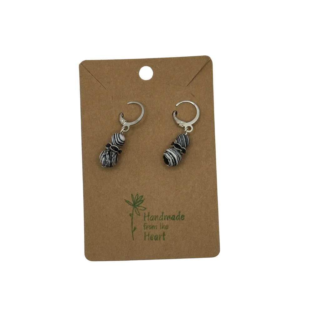 Handcrafted Beaded Clip-On Earrings