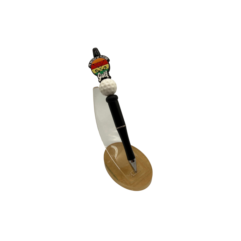 I'd Rather Be Playing Golf - Beaded Pen