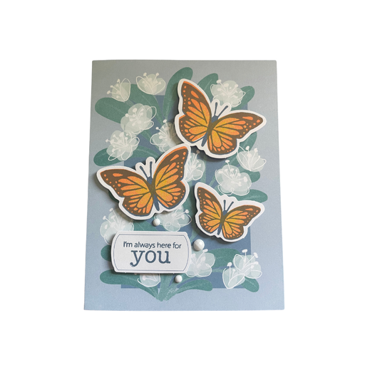 I'm Always Here For You Greeting Card by All Things Paper