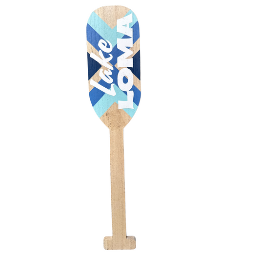 Lake Loma Wooden Paddle