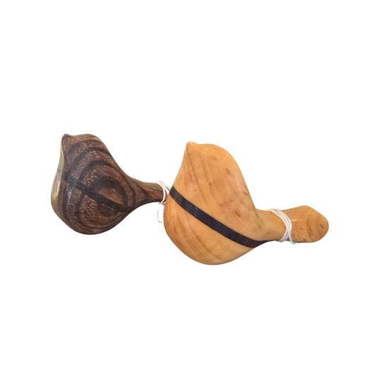 Handcrafted Wooden Birds - Large