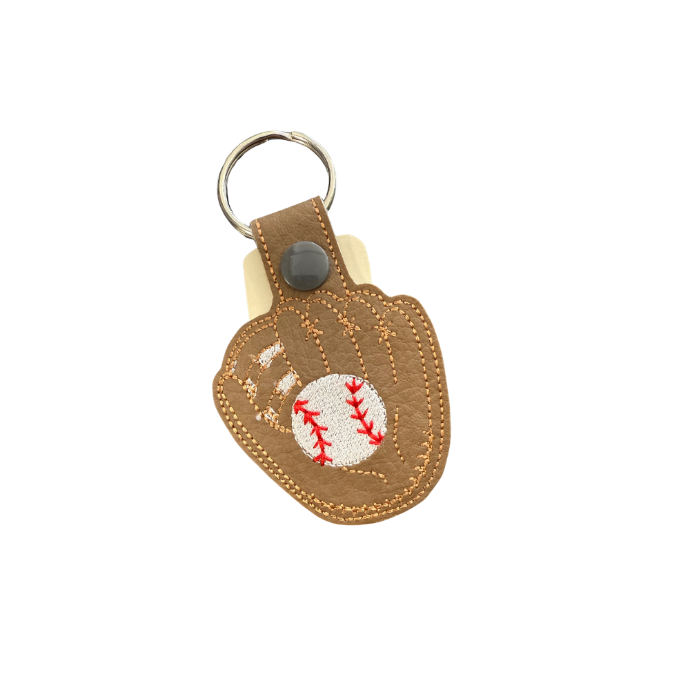 Decorative Embroidered Keychain - Assorted Designs & Styles