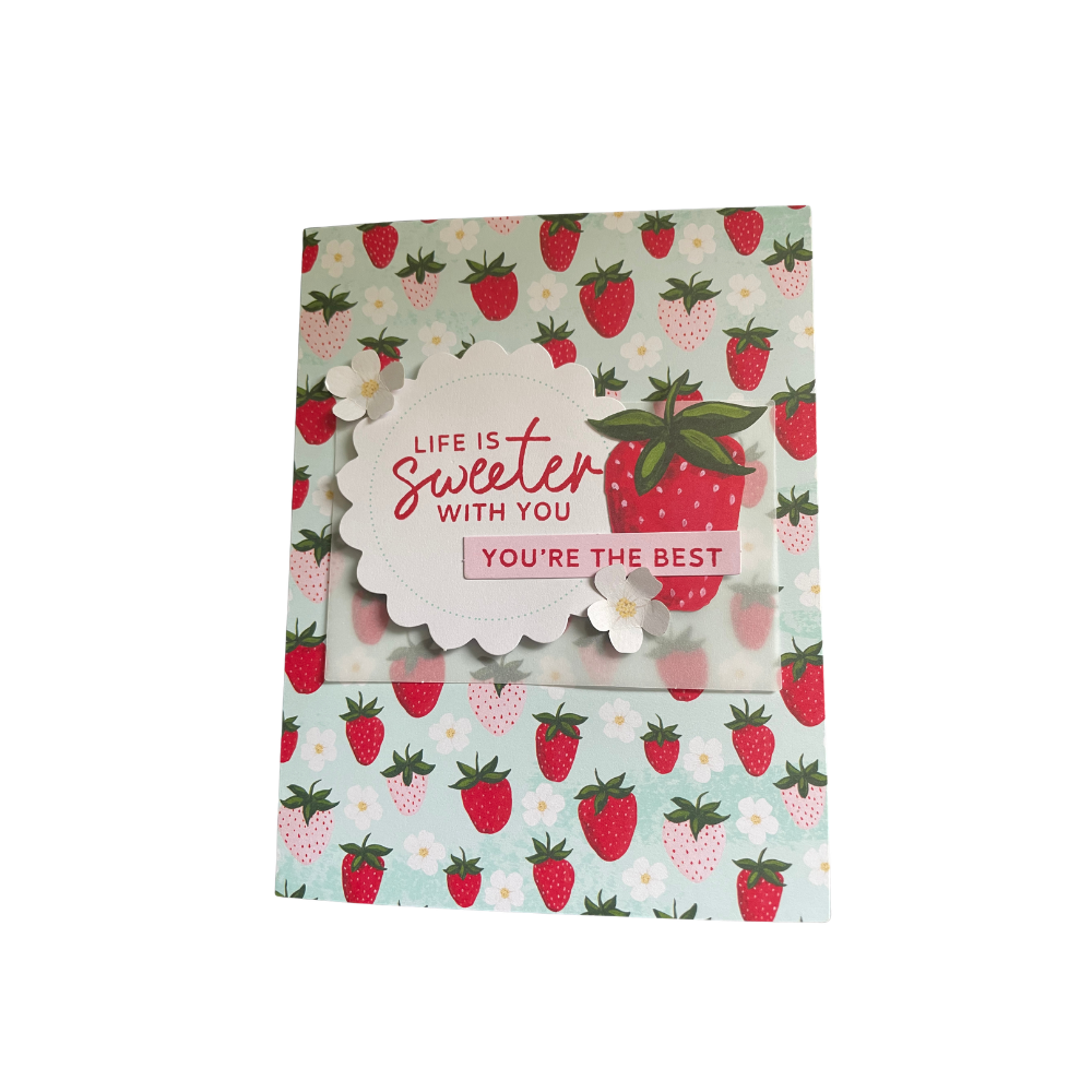 Strawberry Sweetness Greeting Cards by All Things Paper - Multiple Designs Available