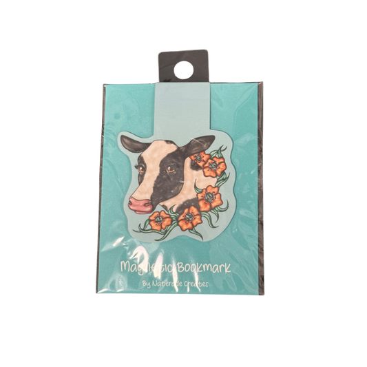 Magnetic Bookmark - Cow