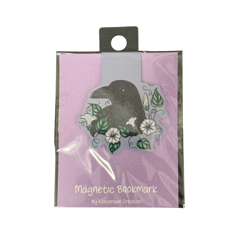 Magnetic Bookmark - Crow