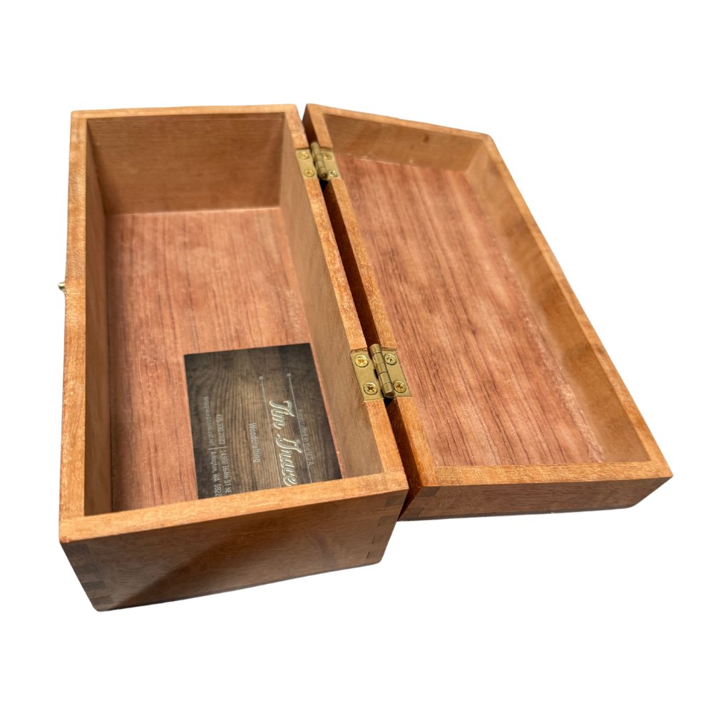 Handmade Wooden Jewelry Box - Med
