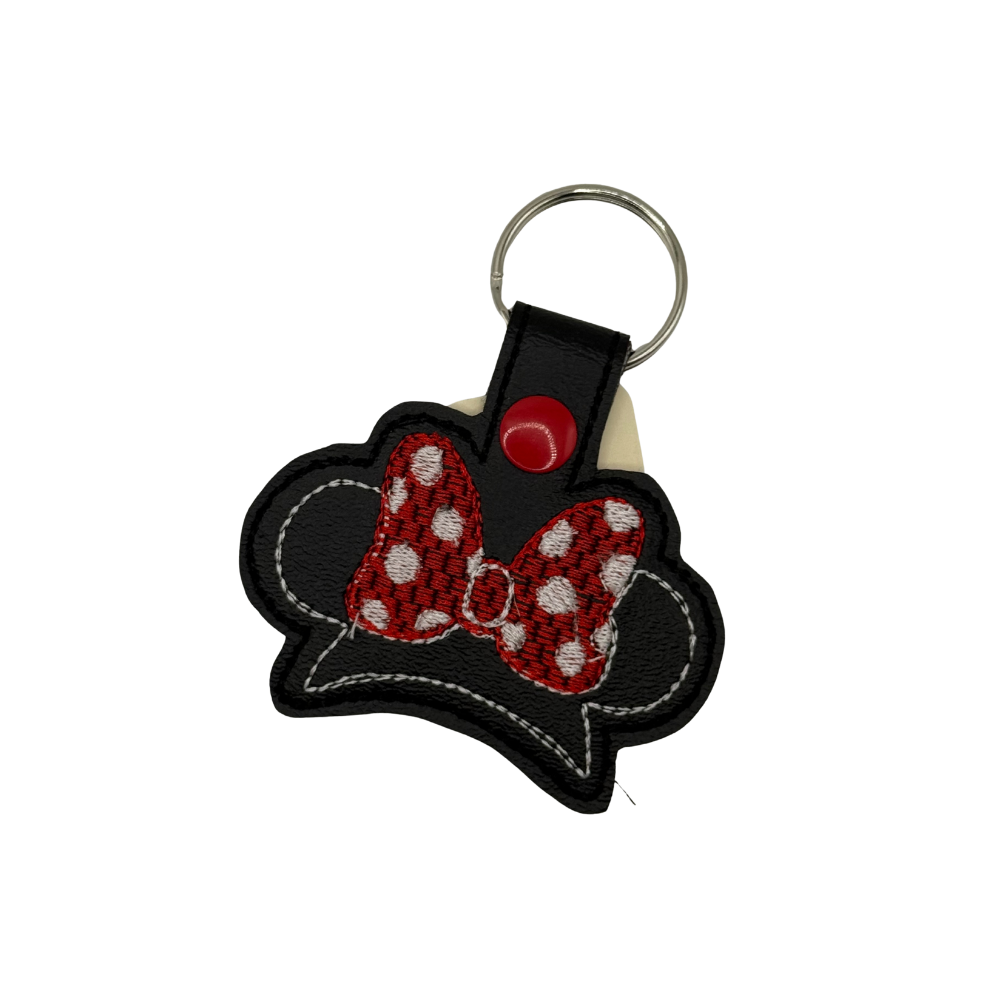 Decorative Embroidered Keychain - Assorted Designs & Styles