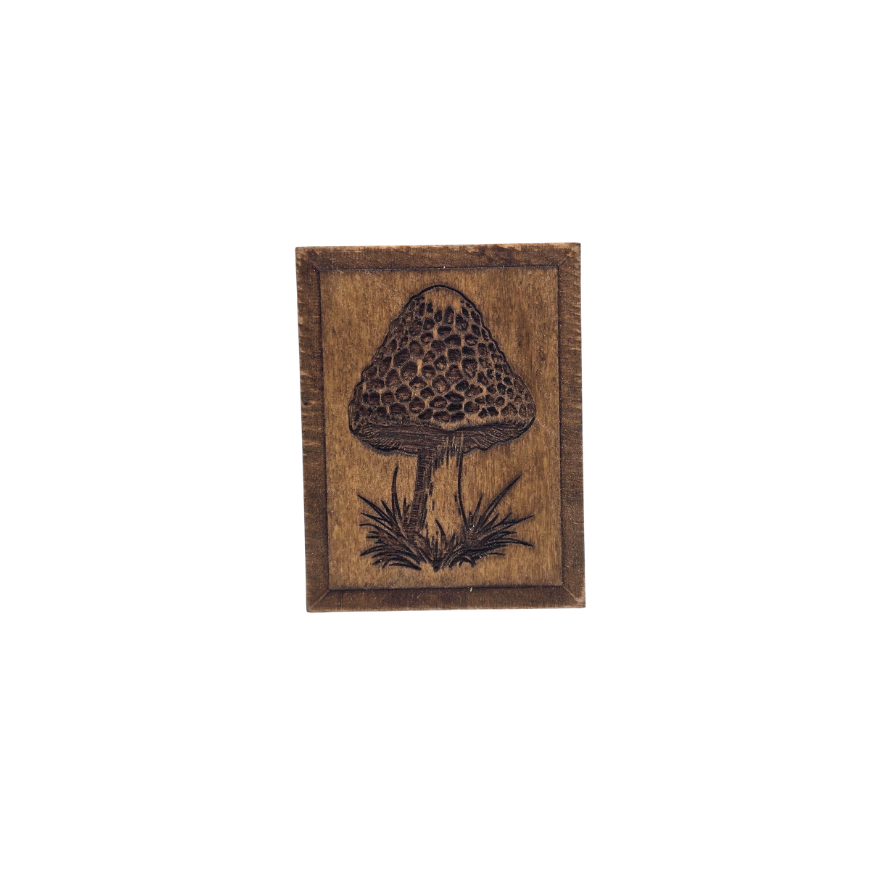 Small Laser Engraved Wood Block — Decorative Shelf Art — Multiple Designs Available