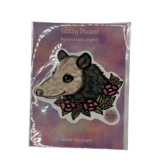 Opossum Sticker - Original Artwork