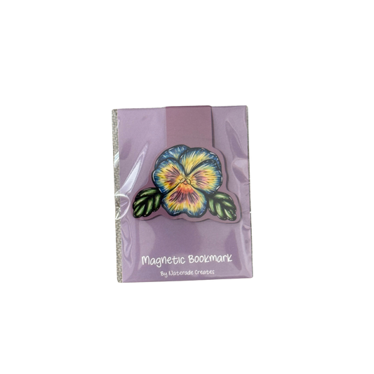 Magnetic Bookmark - Pansy