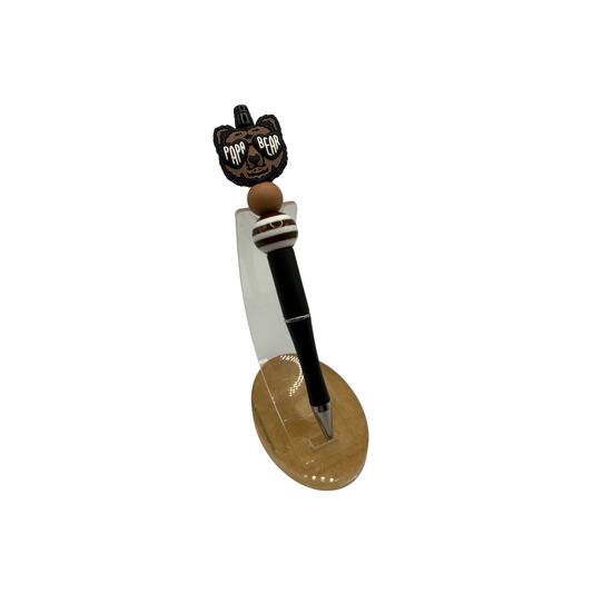 Papa Bear - Beaded Pen