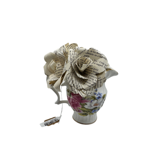 Paper Rose Rose Vase