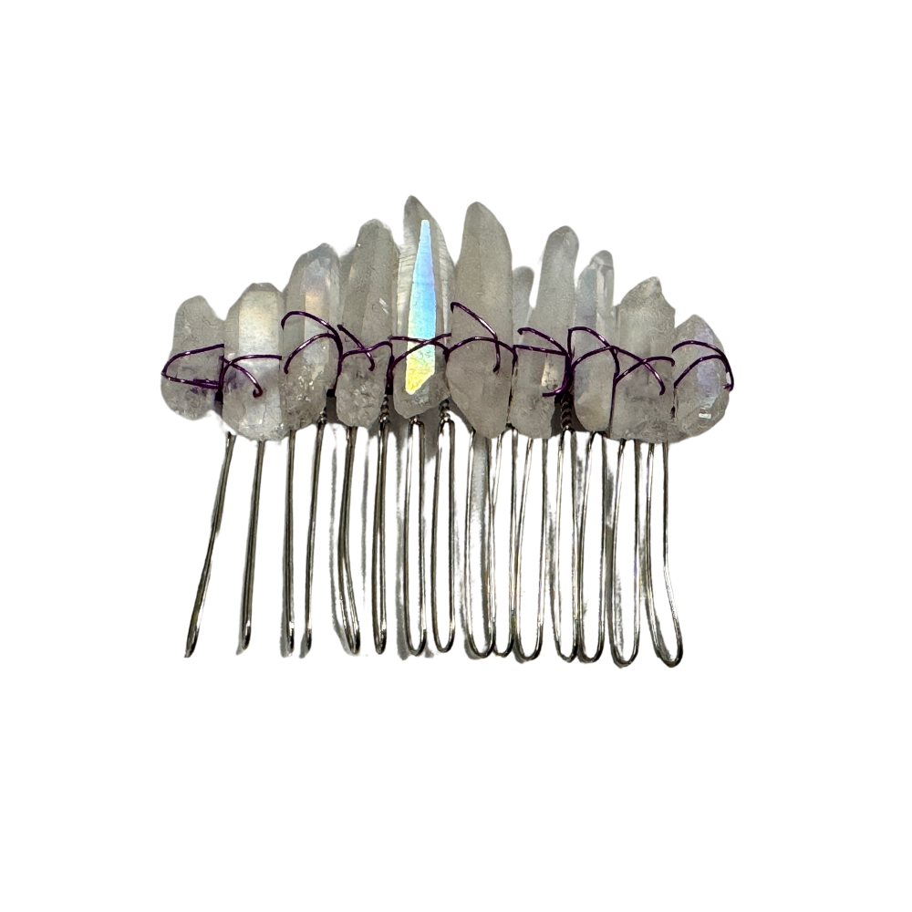 Aura Quartz Hair Comb