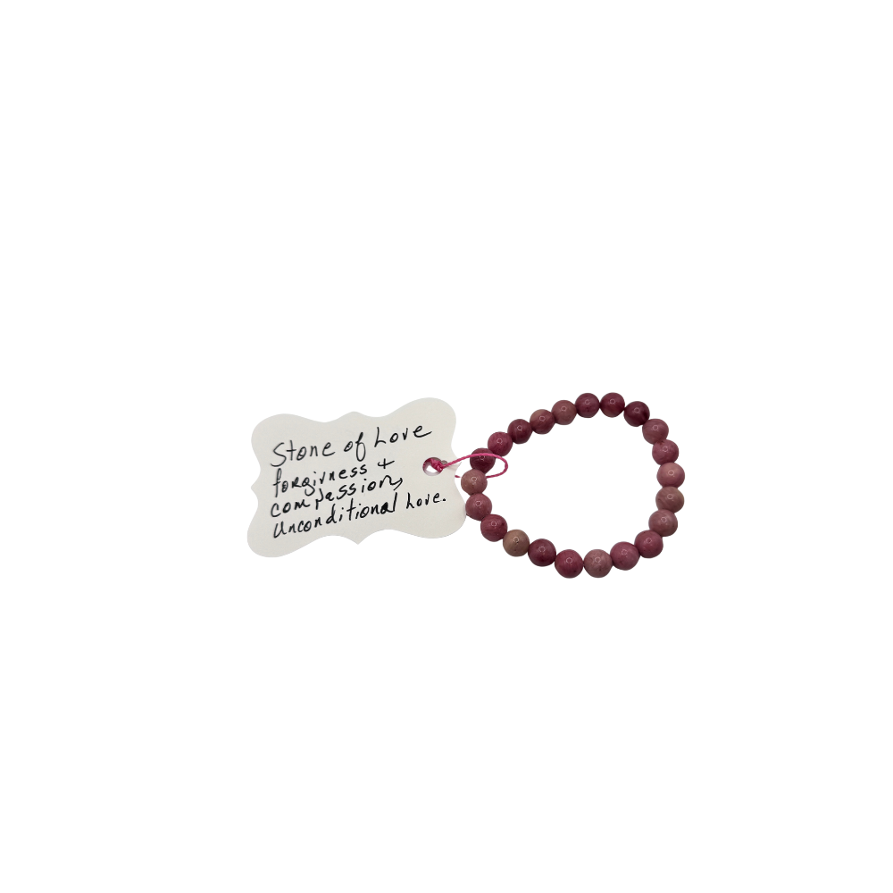 Rhodonite Gemstone Bracelet