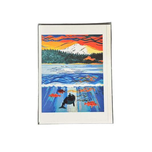 Mt. Baker Salish Sea Greeting Card