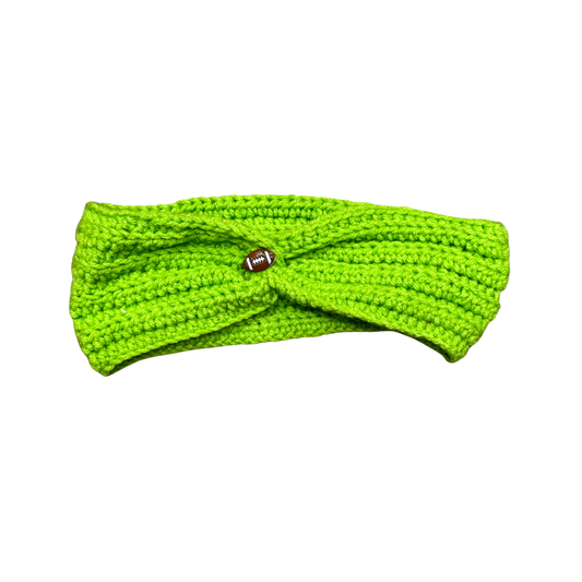 Football Hand Knitted Ear Warmers