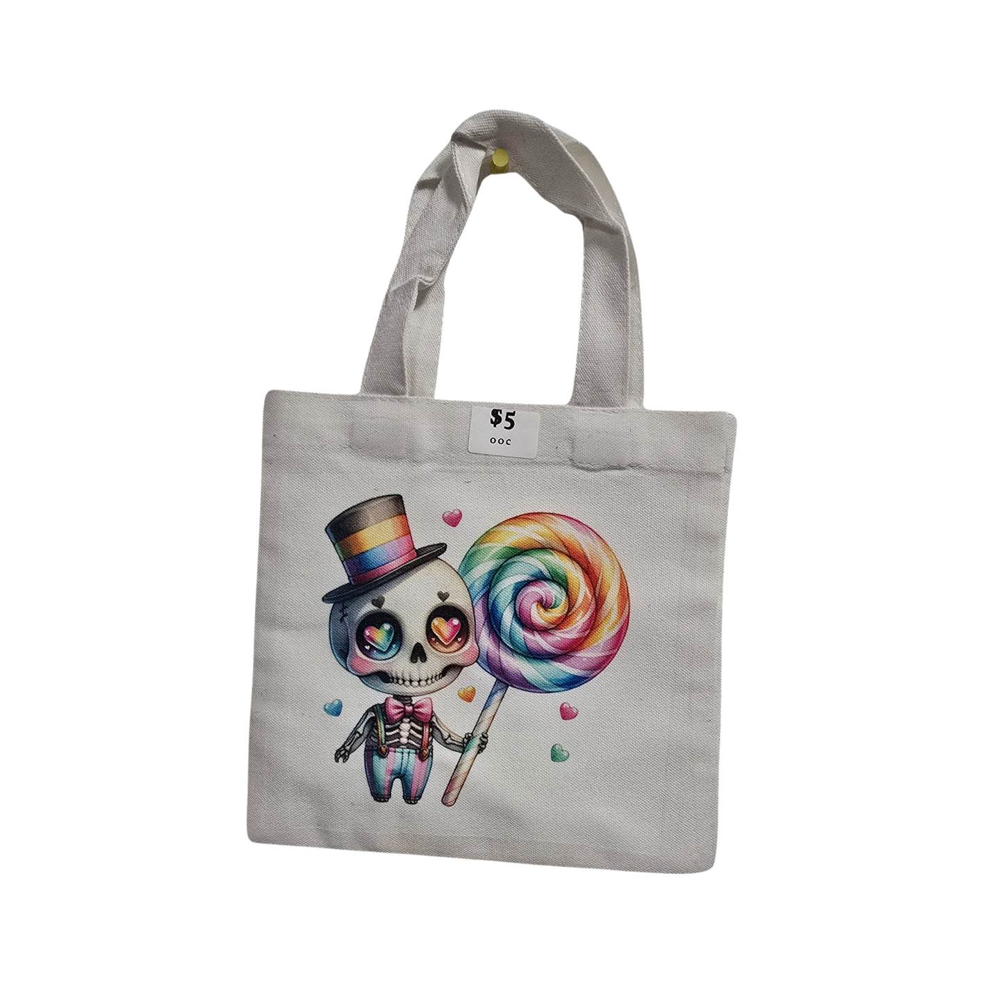 Skeleton Mini Tote Bag
