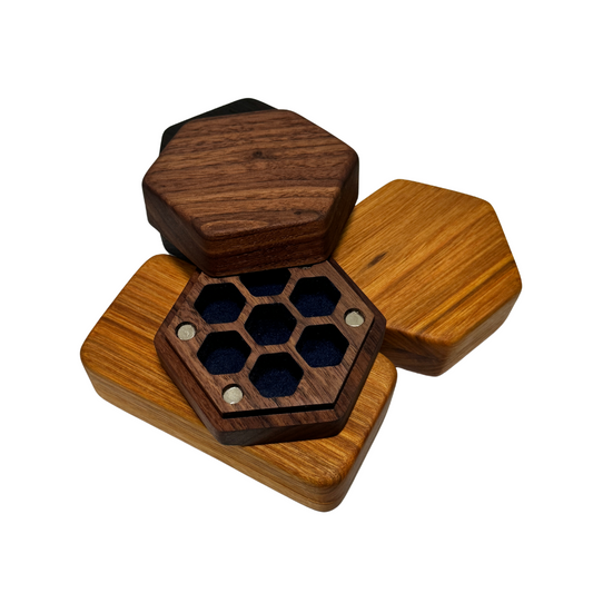 Small Wooden Dice Box