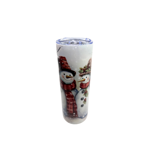 20oz Sublimation Tumbler - Snow Couple