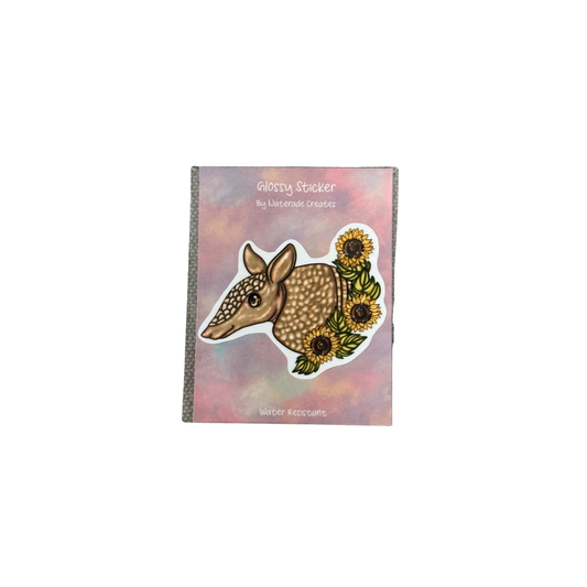 Armadillo Sticker - Original Artwork