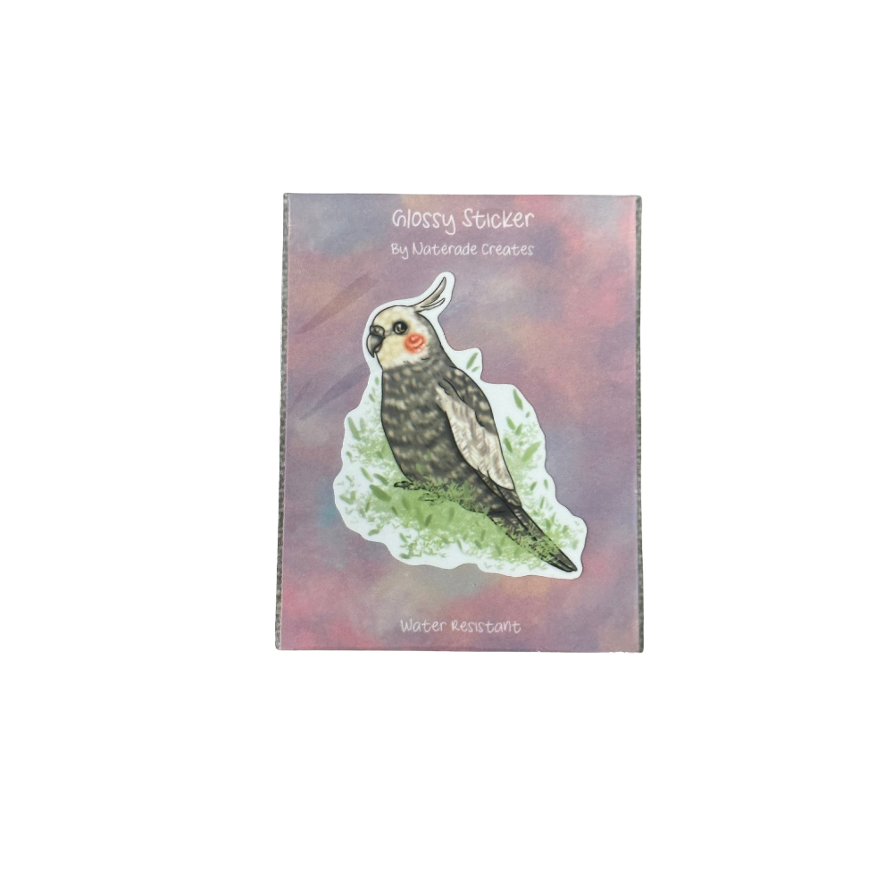 Cockatiel Sticker - Original Artwork