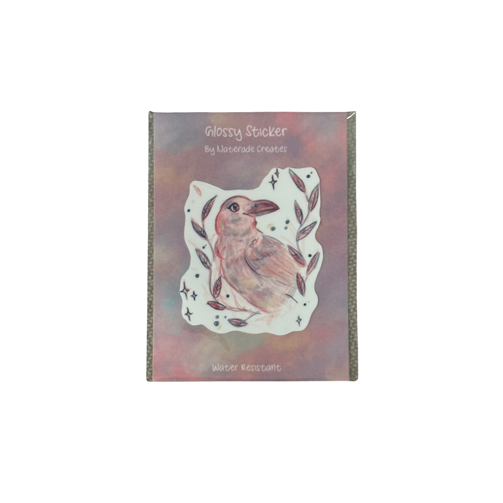 Crow Sticker - Original Artwork