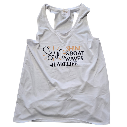 Lake Life Tank Top - Sun