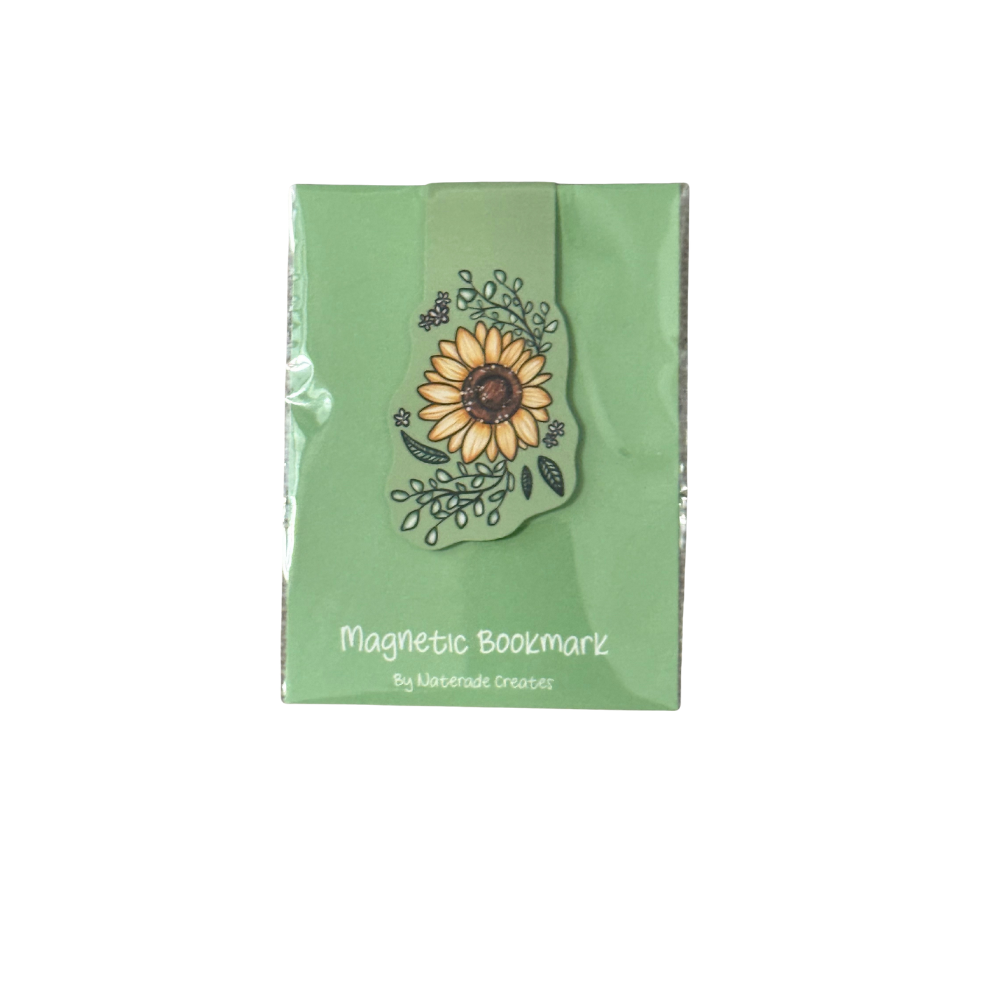 Magnetic Bookmark - Sunflower