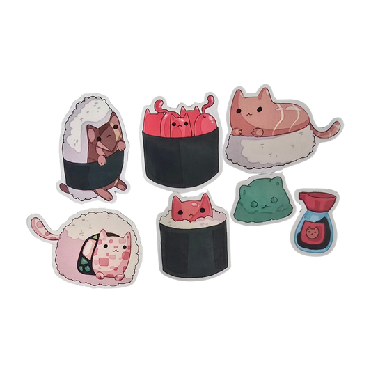 Sushi Cats | Sticker Pack