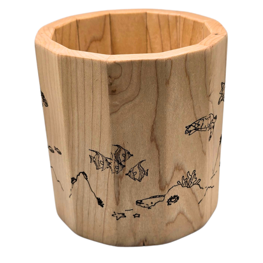 Multi-Purpose Bowl - Planter, Organizer & Decor w/Sea Creatures