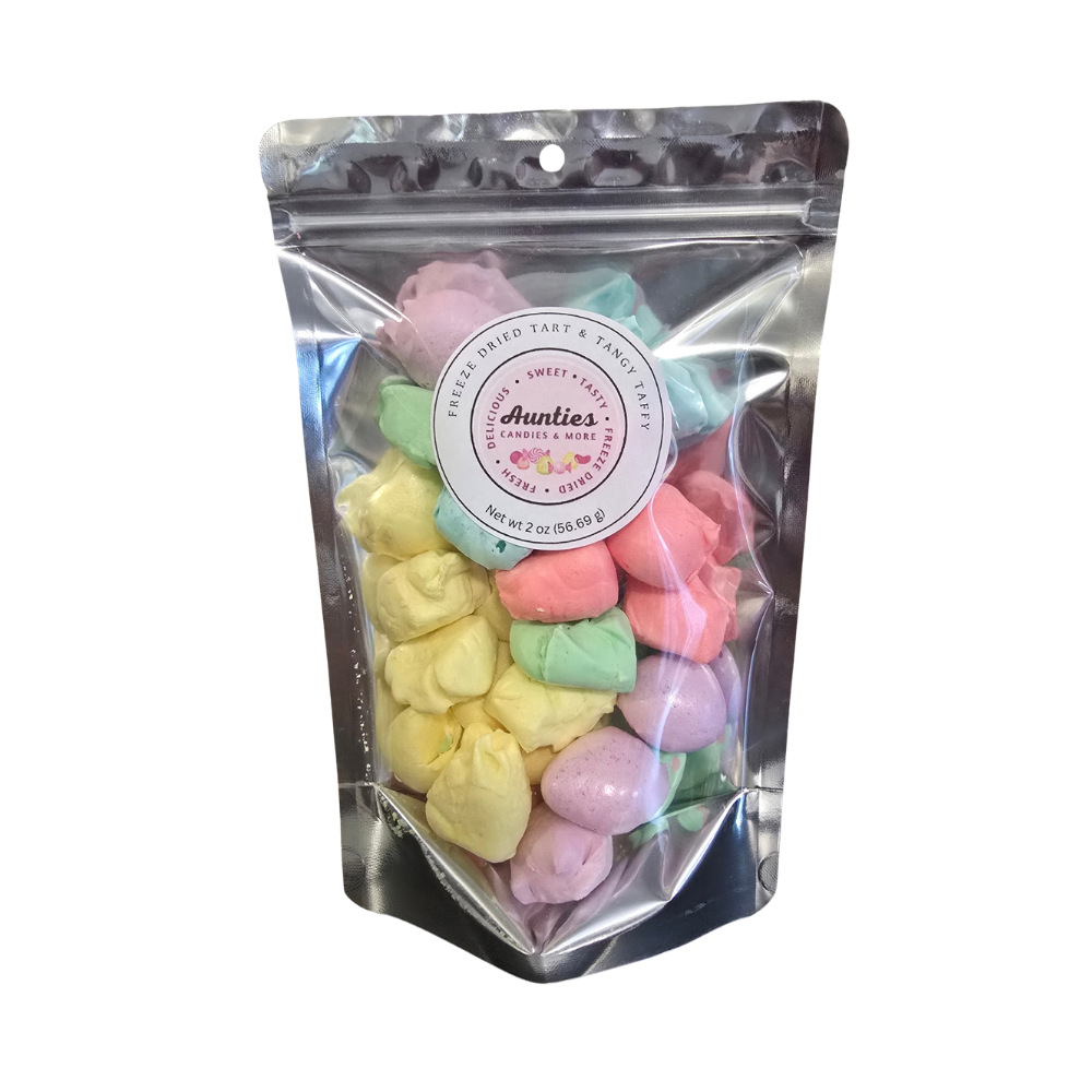 Freeze Dried Salt Water Taffy - Tart & Tangy