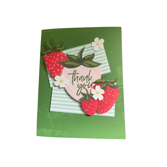 Strawberry Sweetness Greeting Cards by All Things Paper - Multiple Designs Available