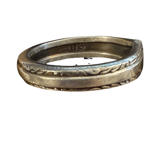 Size 8 - 8.5 - Upcycled Flat "wear" Rings - Multiple Styles