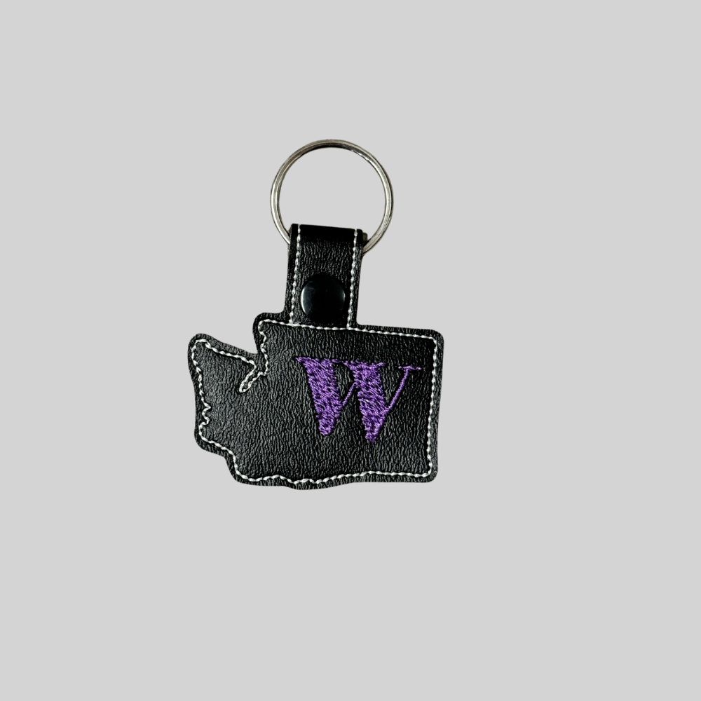 Sports Embroidered Keychain