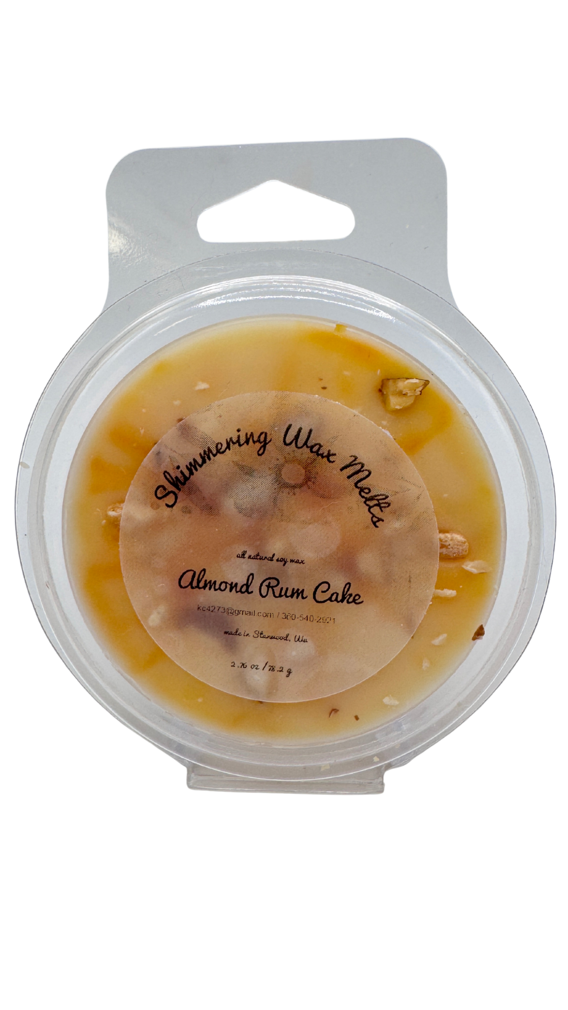 Almond Rum Cake | All Natural Soy Wax Melts | Shimmering Wax Melts