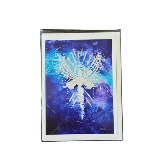 White Angel Greeting Card