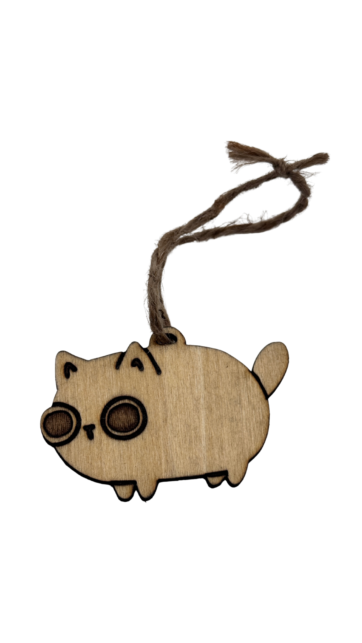 Animal Wooden Ornament | Capybara | Chicken | Dog | Raccoon | And more...