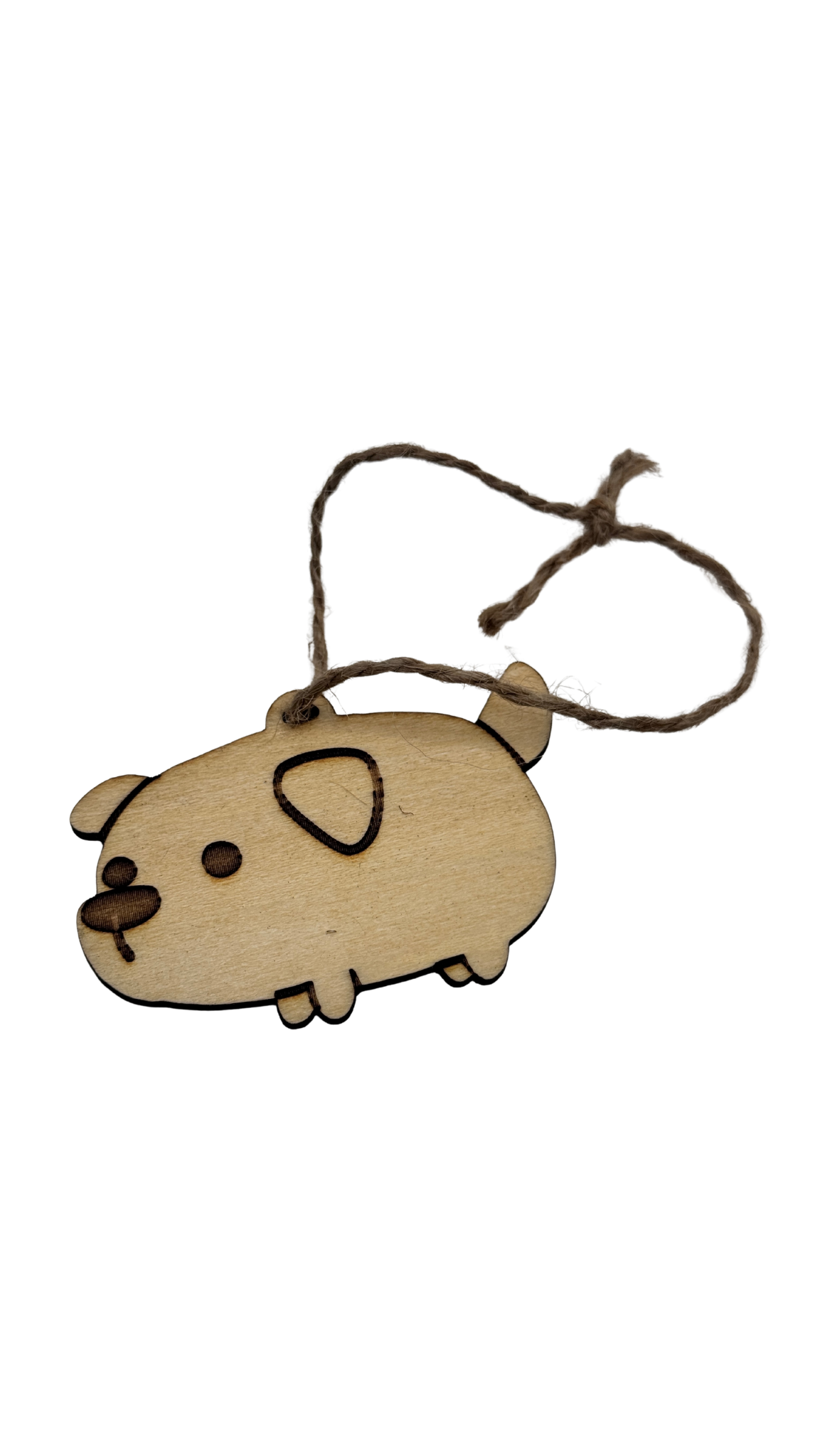 Animal Wooden Ornament | Capybara | Chicken | Dog | Raccoon | And more...