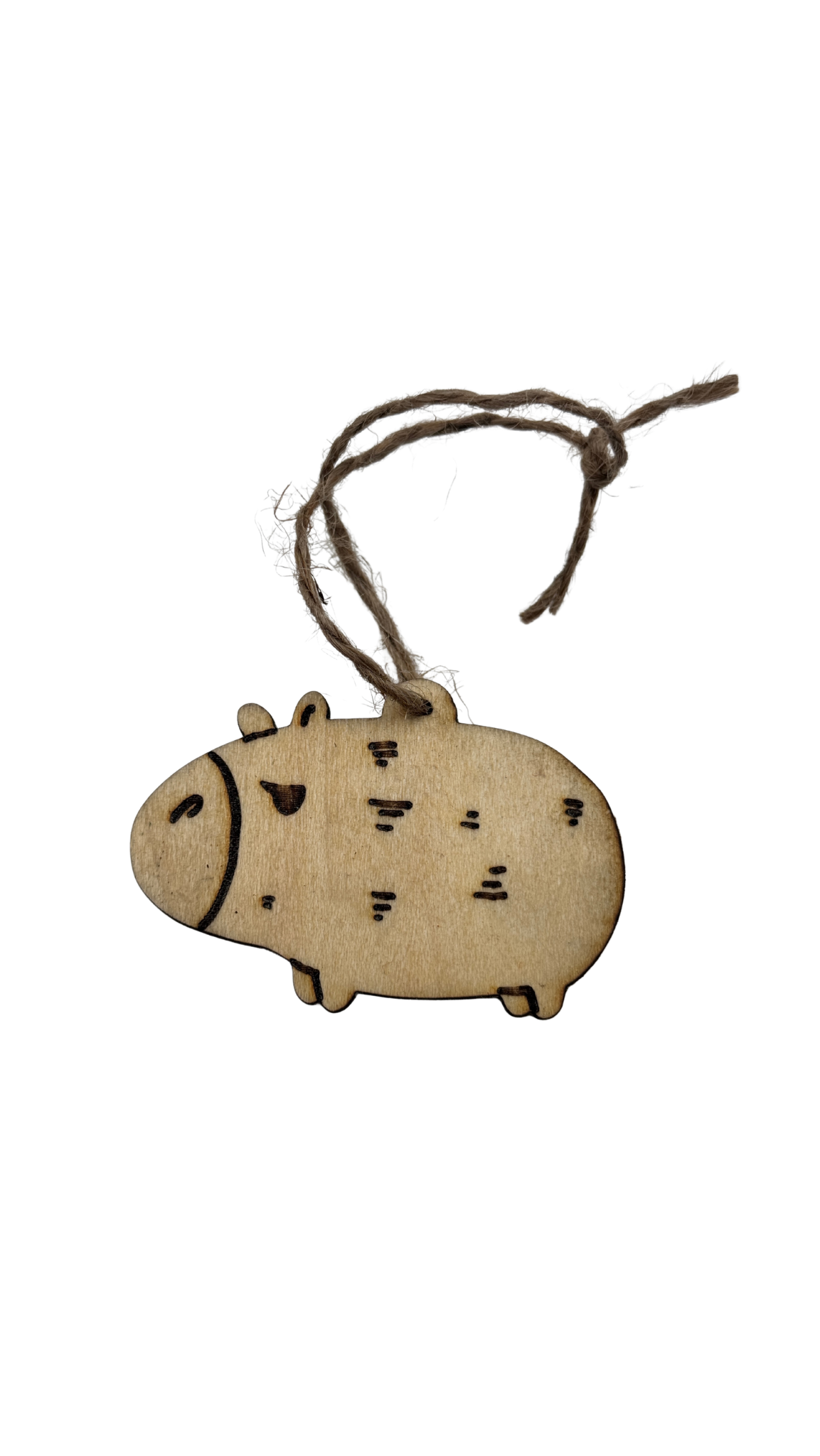 Animal Wooden Ornament | Capybara | Chicken | Dog | Raccoon | And more...