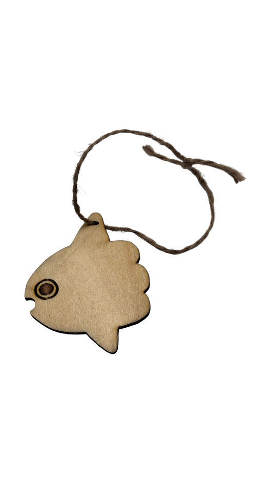 Animal Wooden Ornament | Capybara | Chicken | Dog | Raccoon | And more...