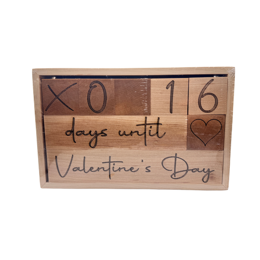 Wooden Cube Countdown Calendar
