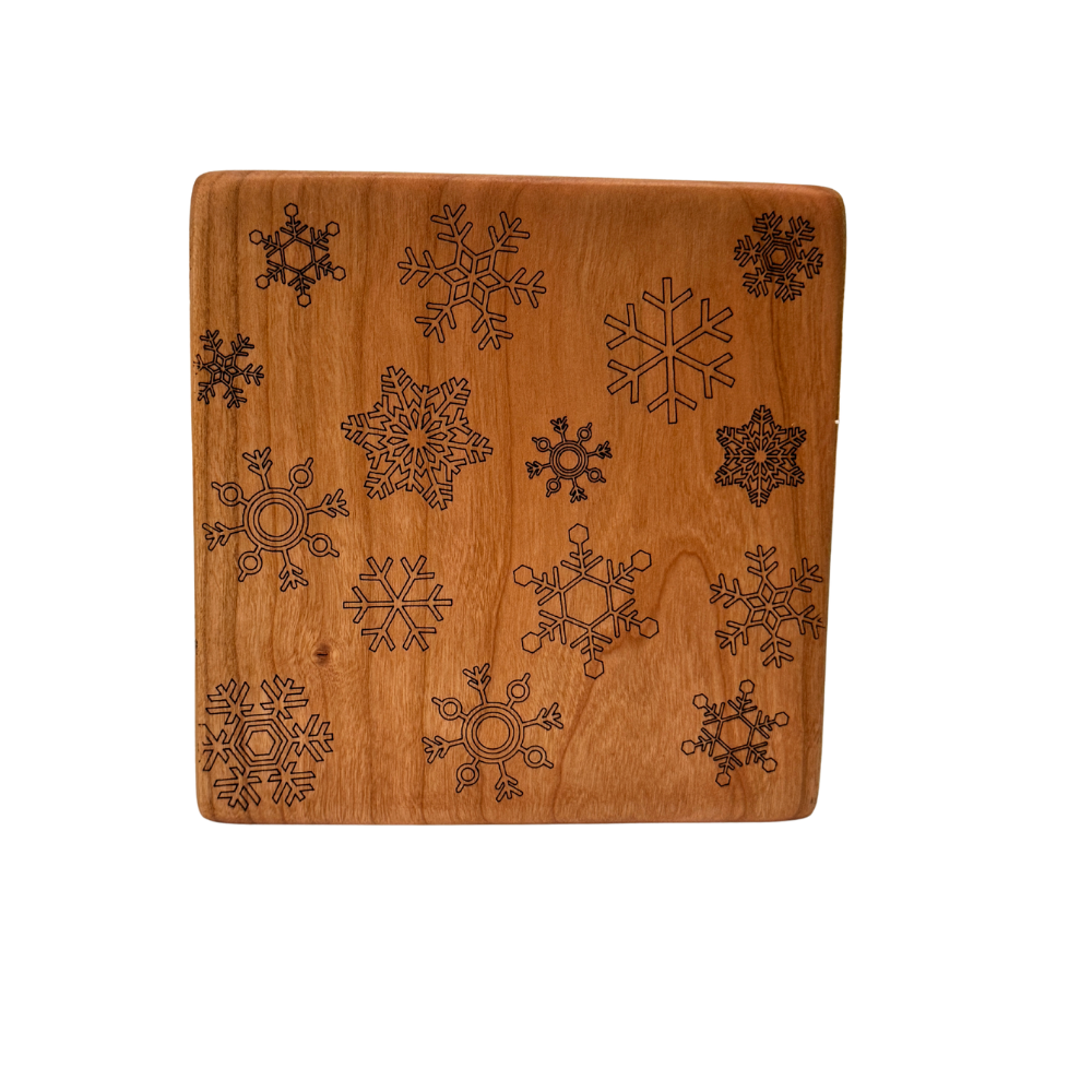 Seasonal Wooden Tissue Box