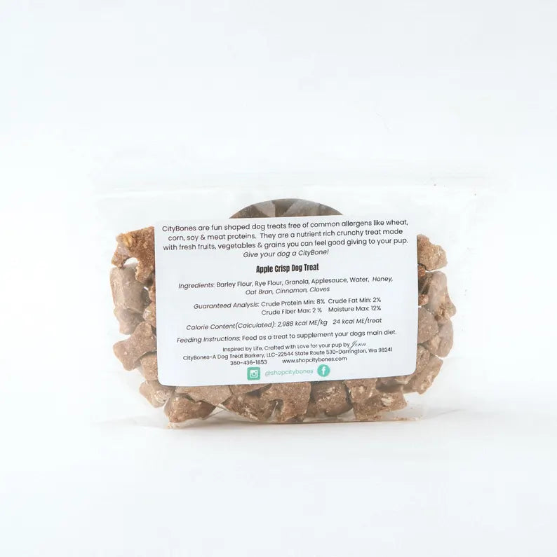 Apple Crisp Dog Treats - Little Bites