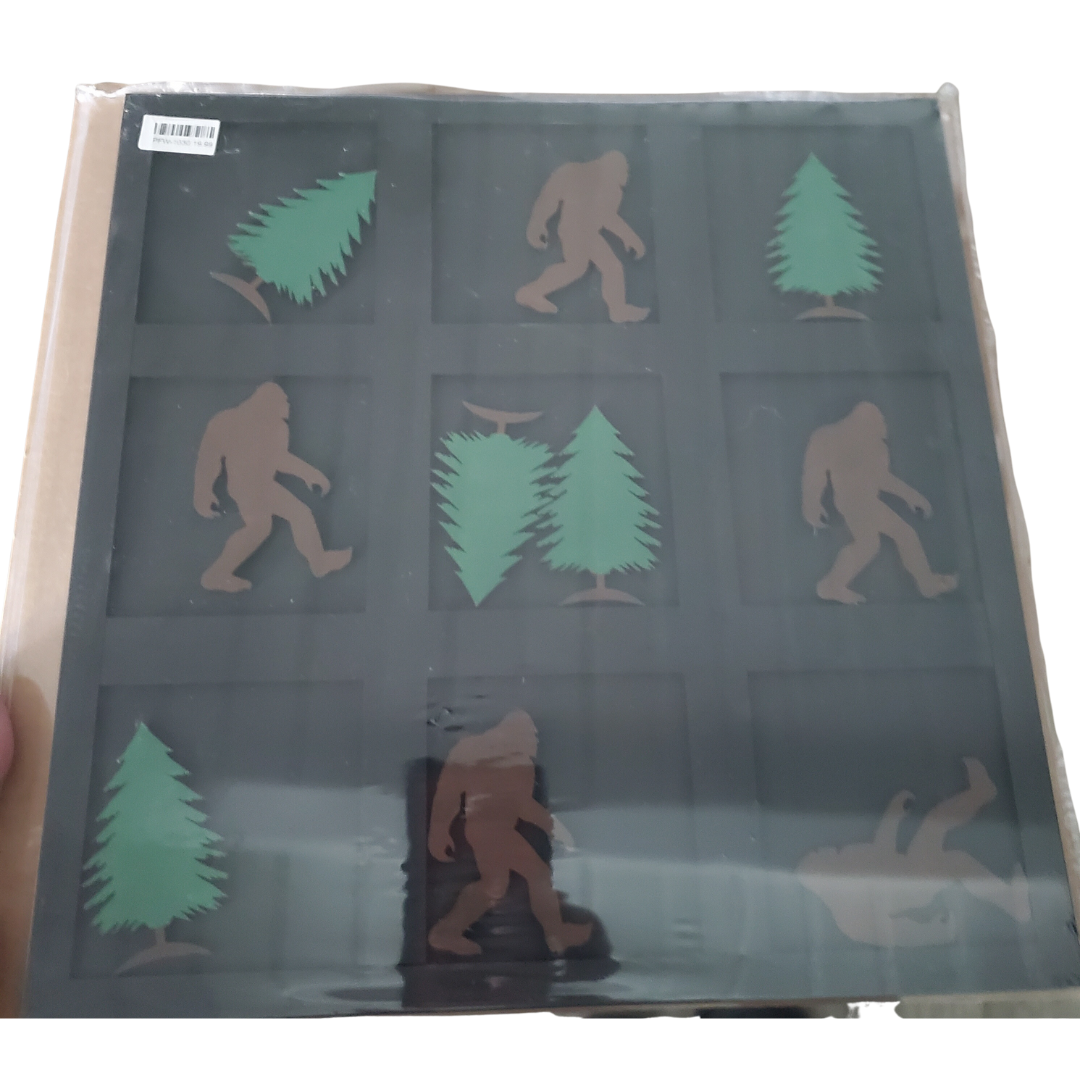 Tic Tac Toe Sasquatch Tree Game